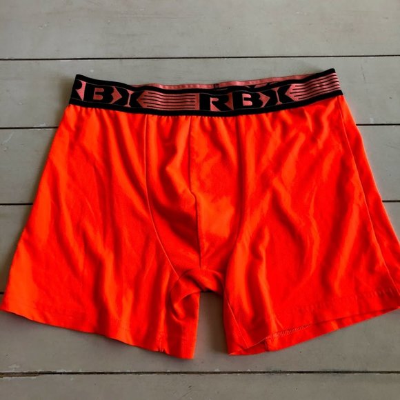 RBX Other - RBX Orange Athletic Boxer Shorts Men's Small